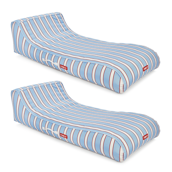 Fabric Sunbed Lounger