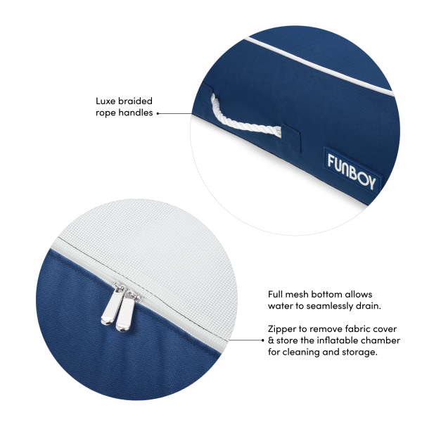 Fabric Sunbed Lounger - Image 5