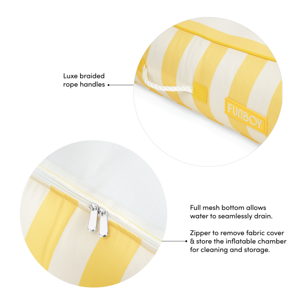 Fabric Sunbed Lounger - Image 5
