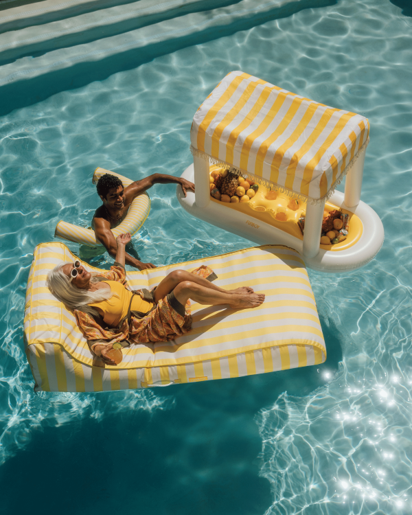 Fabric Sunbed Lounger - Image 3
