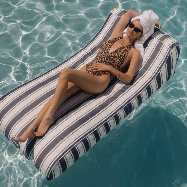 Fabric Sunbed Lounger - Image 3
