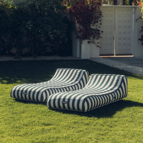 Fabric Sunbed Lounger - Image 4