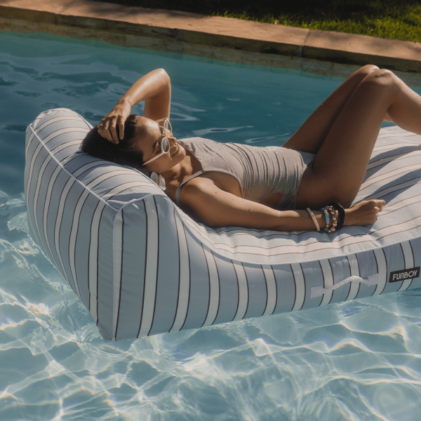 Fabric Sunbed Lounger - Image 3
