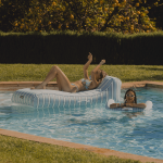Fabric Sunbed Lounger - Image 5