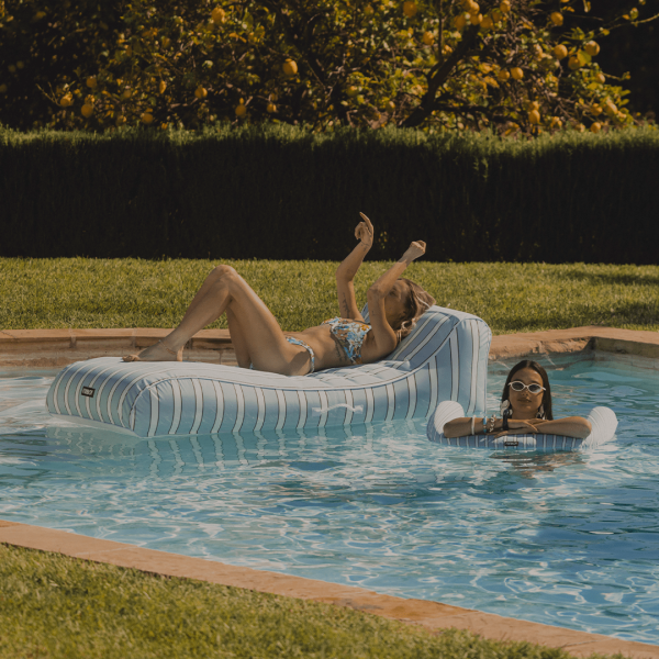 Fabric Sunbed Lounger - Image 5
